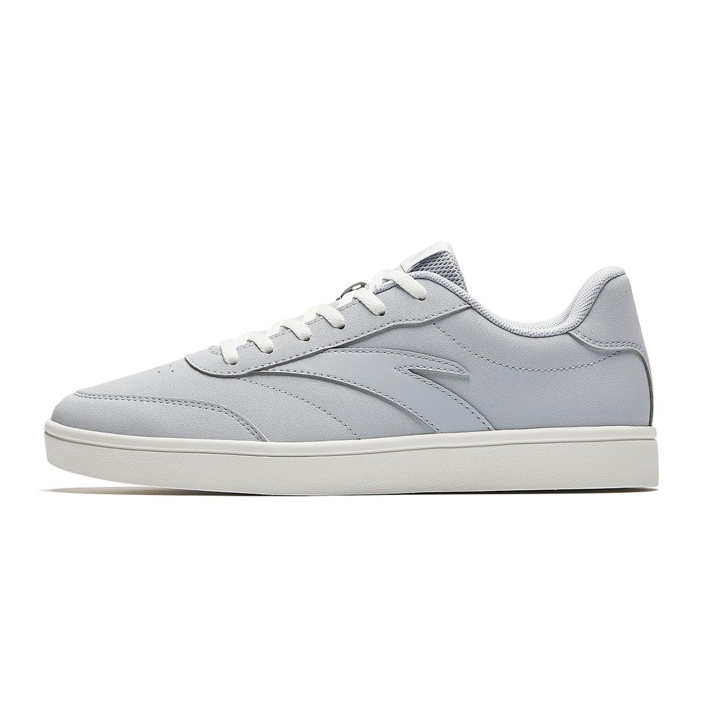 Anta Active Skateboard Shoes Men's Low Top Frost Tower Gray/Ivory White 6 912618099-6