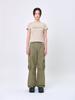 TEMPUS STUDIO Zipper Pocket Cargo Pants_Khaki