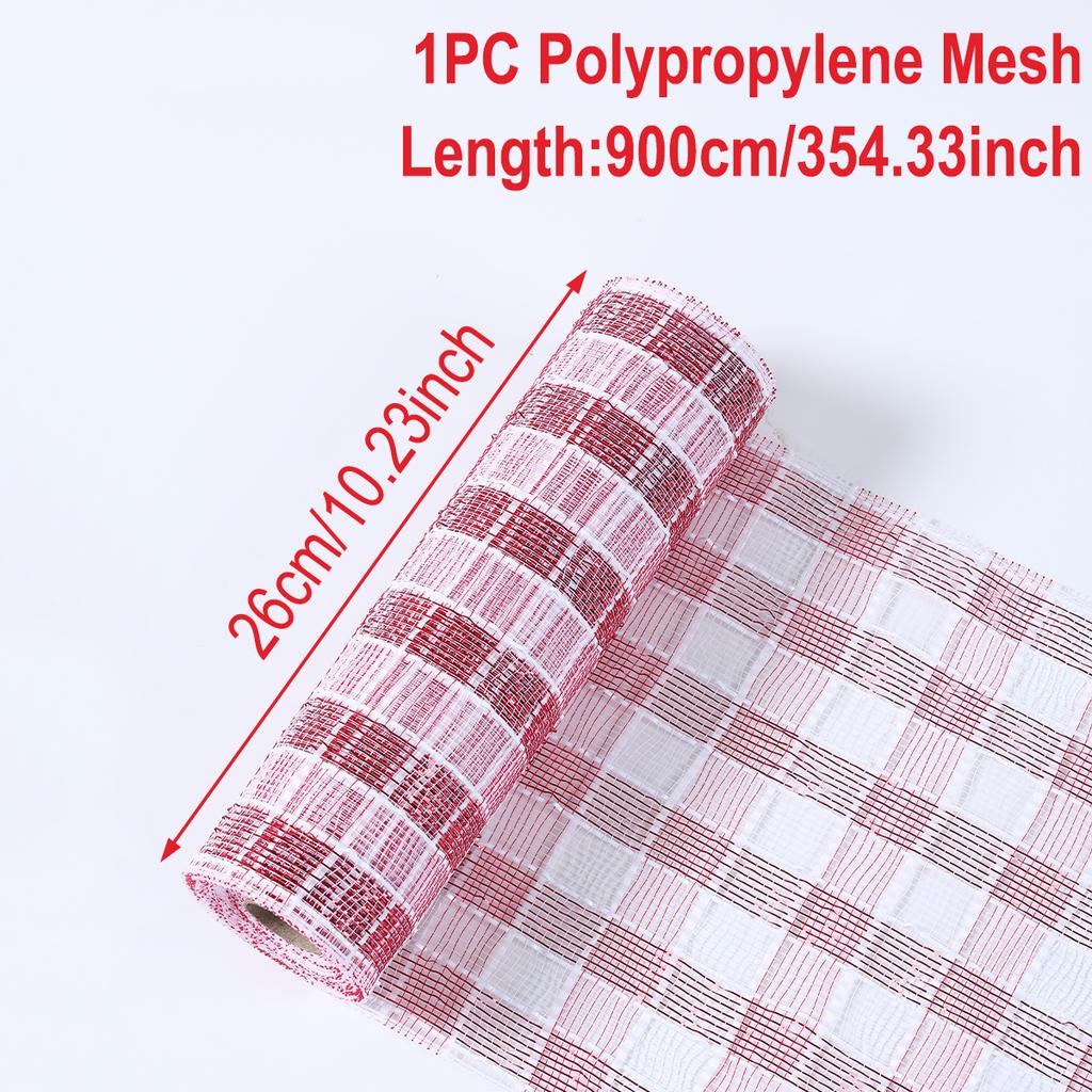 Christmas Mesh Tulle Roll Fabric Tree Pendant Merry Christmas Decor For Home 2025 Xmas Gifts DIY Craft Cristmas Navidad New Year