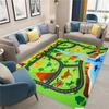 Fun Dinosaur Animal Park Track Carpet Interactive Floor Mat Living Room Bedroom Sofa Rug Kid's Playmat Parent-child Activity Rug