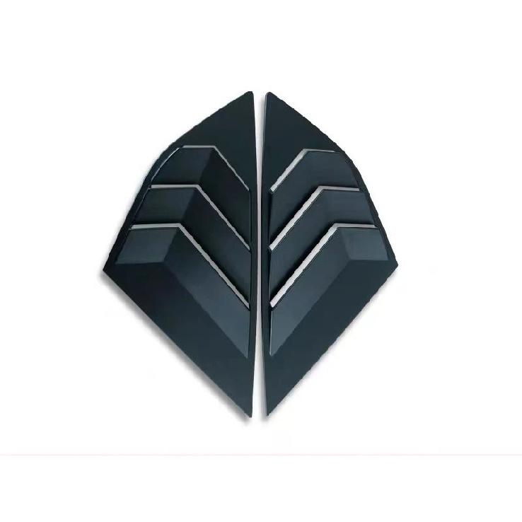 

Для Ford Focus Хэтчбек 2012-2018 Автомобильный Задний Жалюзи Боковая Шторка Задняя Боковая Накладка Отделка Наклейка Вентиляционное Отверстие Ковш ABS Углеродное Волокно матовый черный