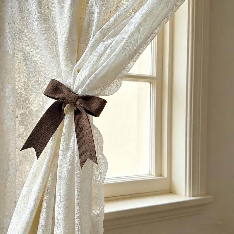 Polyester Strickwaren Schleifen Krawatte Gardinenhalter Schnelle Montage Für Verschiedene Wohnstile