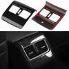 Car Carbon Fiber Style Rear Seat Armrest Box Air Outlet Cover for Honda Accord 2018