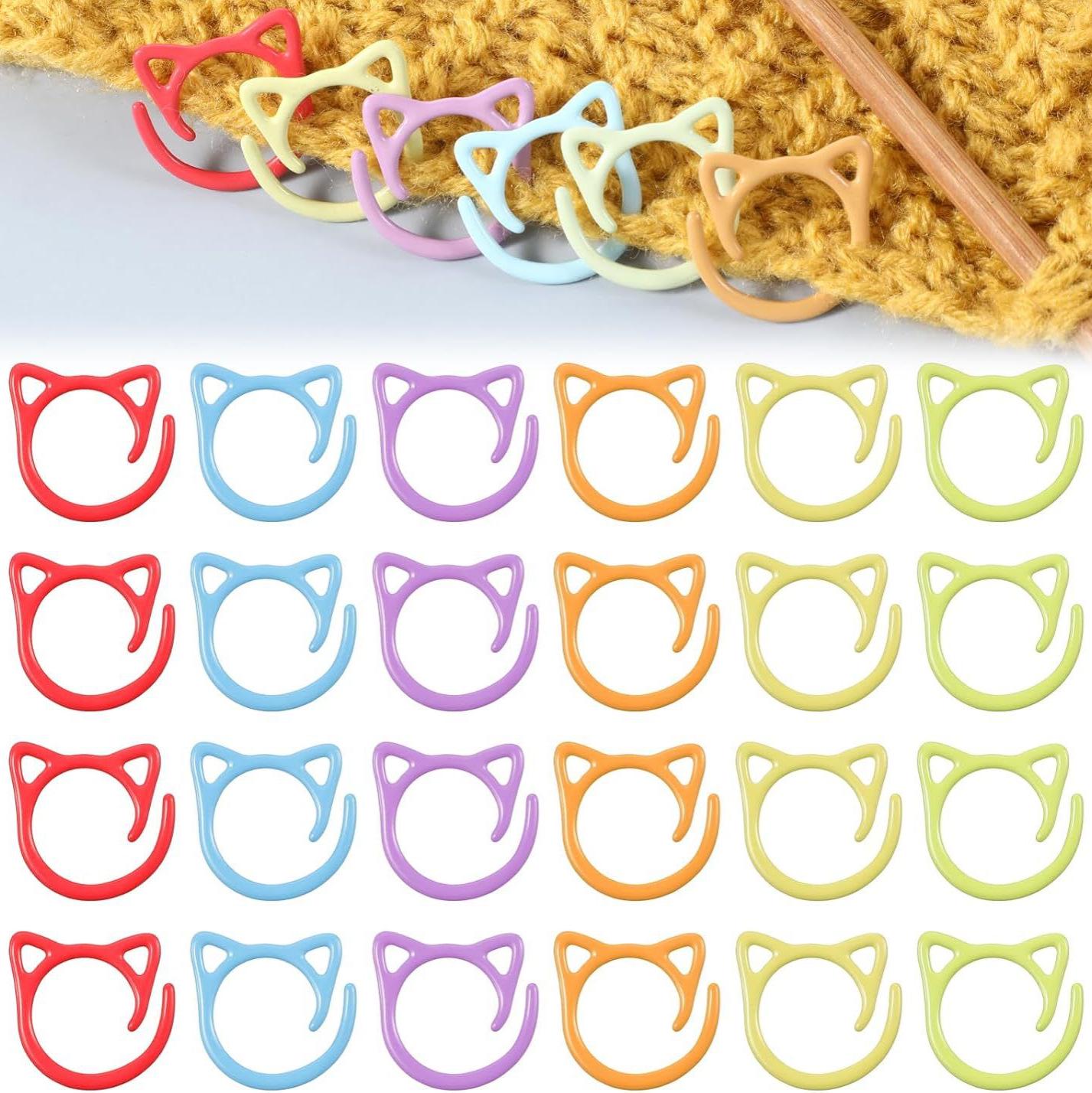 

Металлические маркеры для вязания в форме кошек для вязания крючком и рукоделия