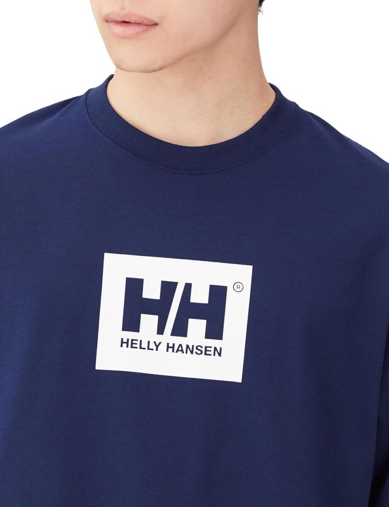 Helly Hansen HH32379 Long Sleeve HH Logo Ocean Size M Tee, Unisex, Navy,