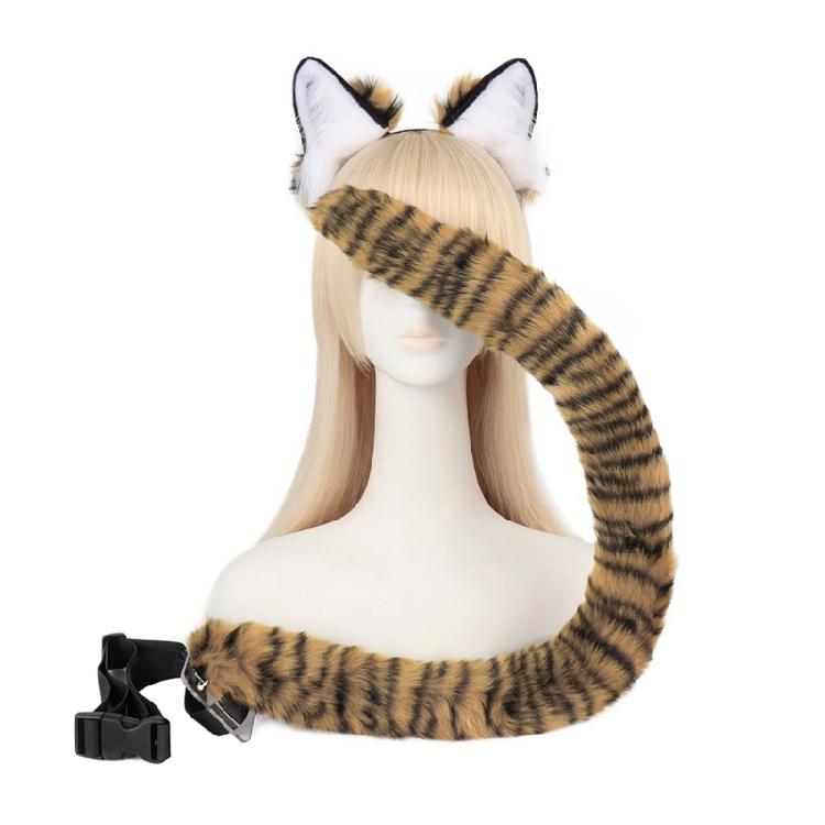 Tigeres Cosplay Costume Tigeres Ears Tail Halloween Tigeres Ear Headband Tail