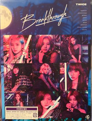 CD TWICE (25) - Breakthrough WPZL316234 Warner Music Ja 2019 Japan Pop Gebruikt