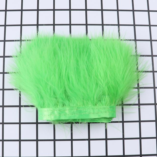 1Meter Fluffy Turkey Feathers Trim Ribbon 8-10Cm Marabou Feather For Craft Fringe Sewing Wedding Party Clothing Dress Decoration