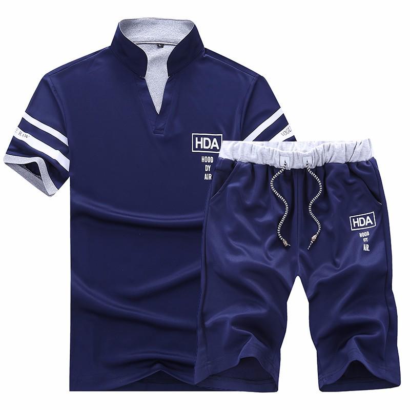 Buy Fashion Shorts Set Men Summer 2pc 