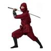 [UTUN-TIN] Ninja Cosplay Costume, Halloween Costume, Ninja Clothes, For Adults, Unisex, Full Set, Hood, Mask, Top and Bottom Set, Obi, Leg Bands