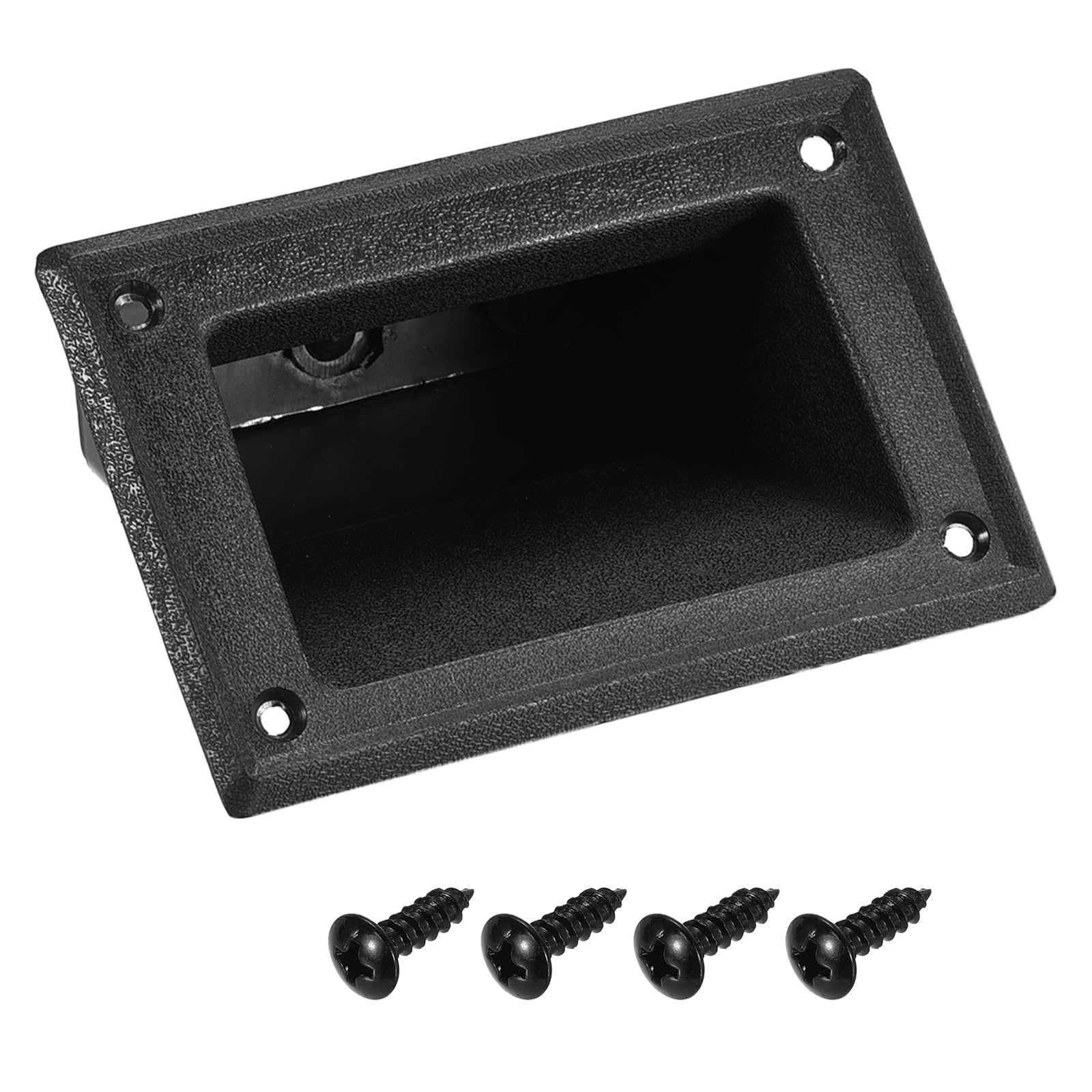 

uxcell Recessed Speaker Speaker Cabinet Box 4 Screws Handles, Pulls, Handles, (2 Packs) чёрный