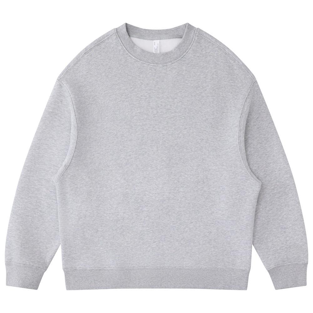 LVLV Kids  2025 Autumn Fleece-Lined Crew Neck Sweatshirt - Trendy Long-Sleeved Top for Boys 130cm