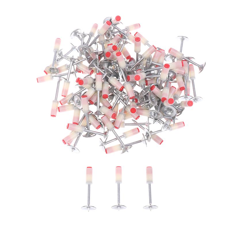 1Pcs Round Steel Nails For Manual Rivet Nail Gun Accessories Tools Concrete Steel Wall Anchor Trough Fastening Tool
