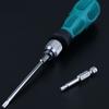6.35mm Quick Release Self Locking Screwdriver Handle 1/4 Inch Hex Shank Bit Holder Adapter for Screwdriver