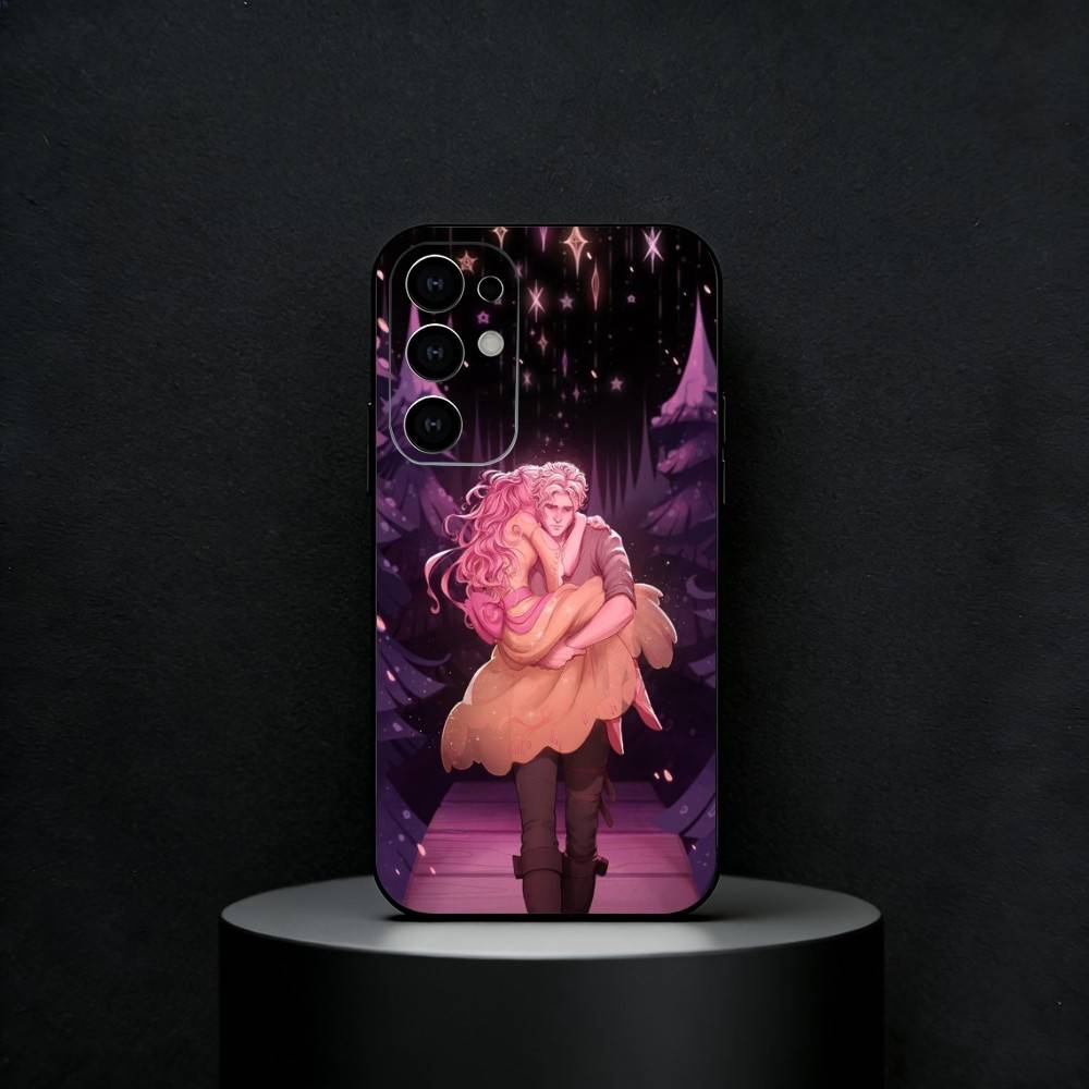 Once Upon a Broken Heart Phone Case For Samsung S25,24,23,22,30,21,10,9,Ultra,Plus,FE 5G Black Soft Case