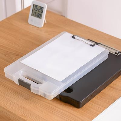 A4 Zwischenablage Datei Box Fall Dokument PP Datei Ordner Organizer Zwischenablage Stift Halter Schreiben Pad Schreibwaren Schule Bürobedarf