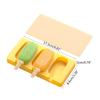 2 Cavities/3 Cavities Ice Cream Molds Silicone Ice for Pop Mold Ice Cream Maker Ice Cream Tray for Kitchen Party Hand Ma