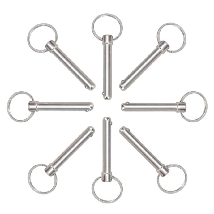 10Pcs/Pack Carbon Steel BallHead Locking Pin 8x60mm for Quick Releases and Reliable Fixation