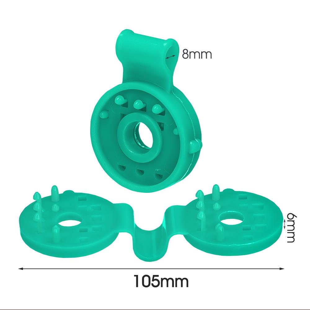 10-100PCS Agriculture Garden Netting Attachment Shade Cloth Sunshade Net Fixing Clip Plastic Round Clips Hook Accessories