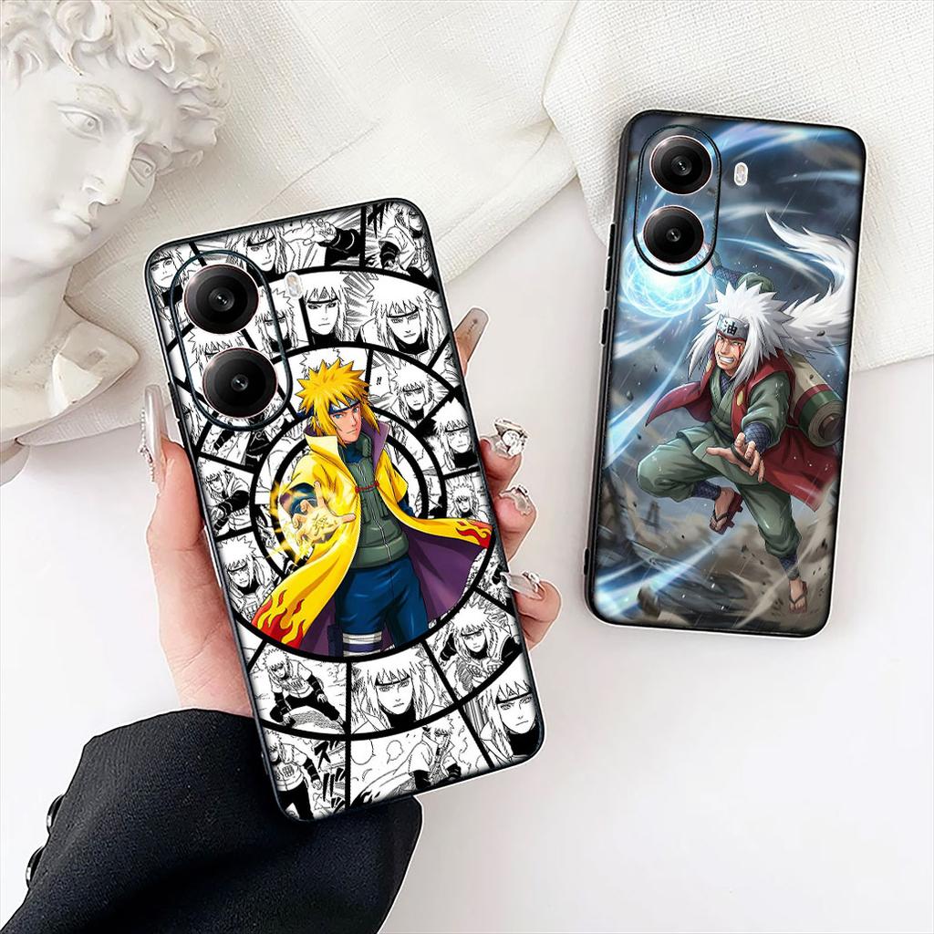 Jiraiya Naruto Namikaze Minato Phone Case for Xiaomi Redmi Note 12 11 10 A3 Pro 10A 10C 12C Note12 5G Protective Cover