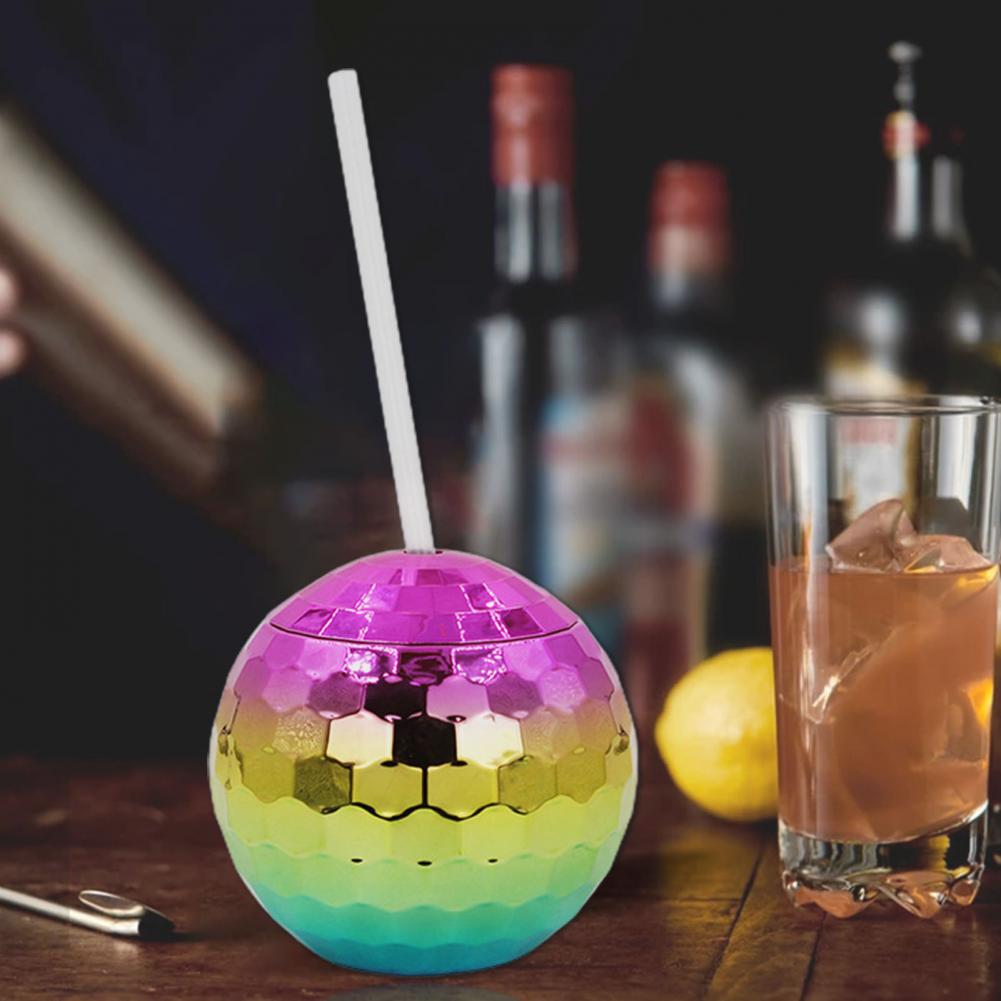 600ML Spegel Discokula Koppar Blixthalk Discokula Koppar Cocktailglas Bar Nattklubb Fest Vinglas Dricks Ölmuggar Tumlare