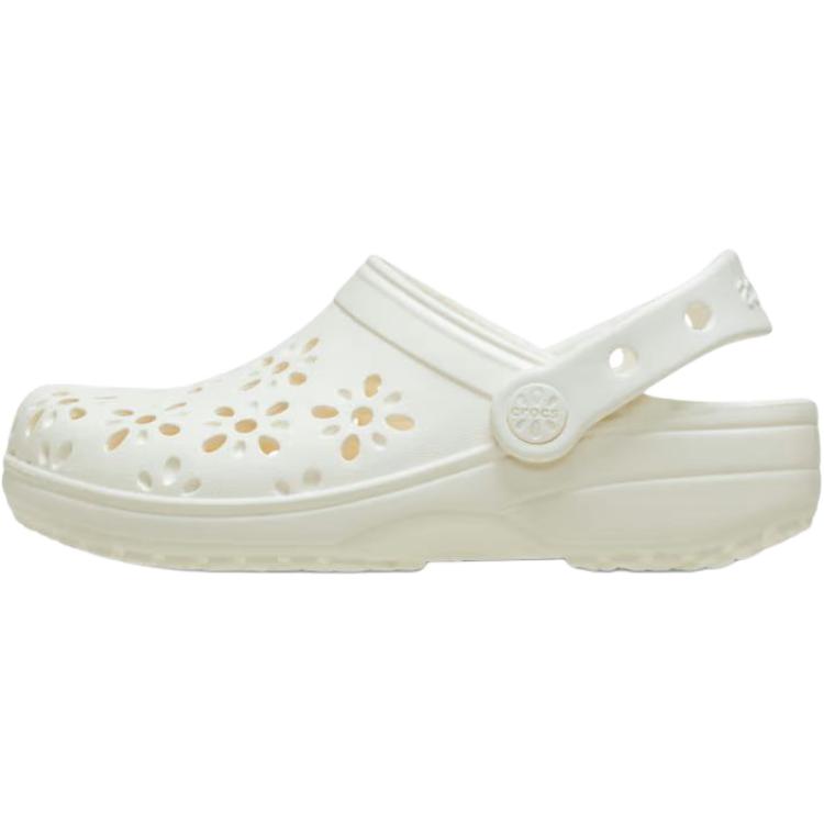 Crocs Classic Clog Comfortable Soft Everyday Versatile Non-Slip Durable Low-Top Sandals Kids sandals White 210943-0WV