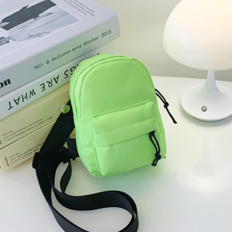 Children's Bag Internet Celebrity Fashion Foreign Style Bag Boys Messenger Bag Korean Version Simple New Girl Canvas Bag