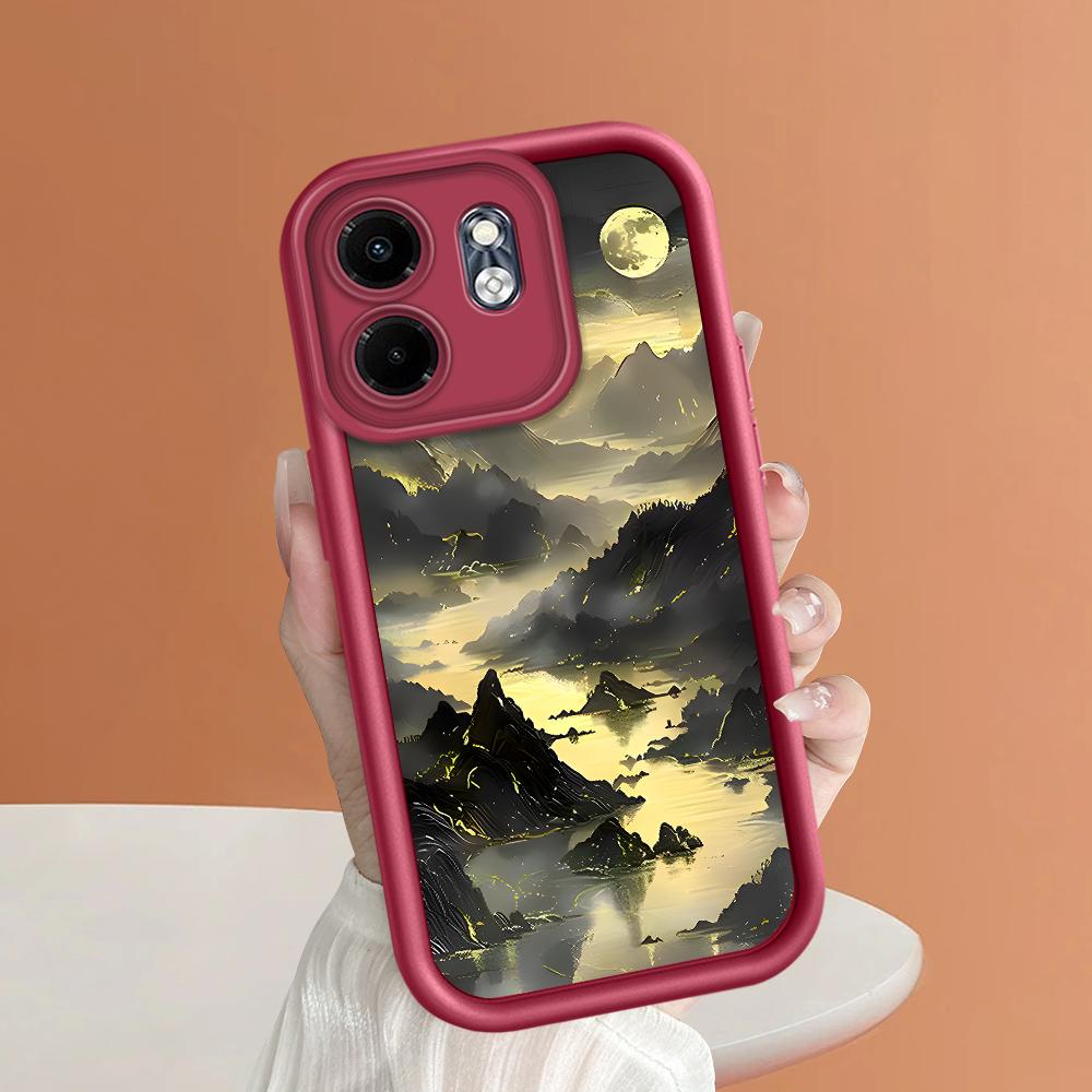 Soft Silicone Phone Casing Full Cover Camera Shockproof Protection Case for Huawei Honor Infinix Tecno iPhone Motorola Google