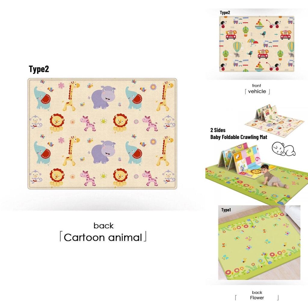 Faltbare Baby Krabbelmatte Weich Bequem Ldpe Schaum Spielmatte