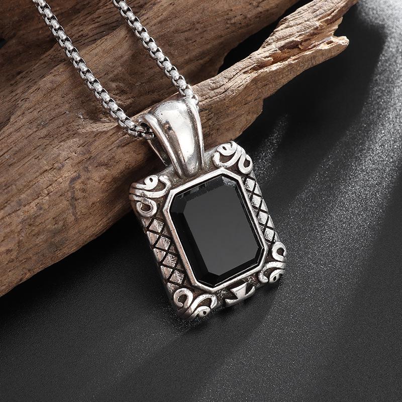 European and American Wind Snake Five-pointed Star Pendant Hip-hop Versatile Necklace Men's and Women's Jewelry