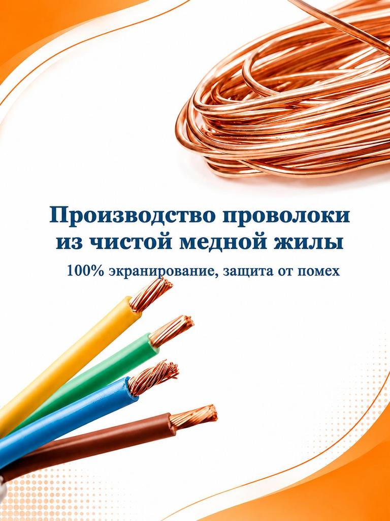 4-pin 5-meter Aviation Video Extension Cable for Connecting Truck and Bus Surveillance Cameras.