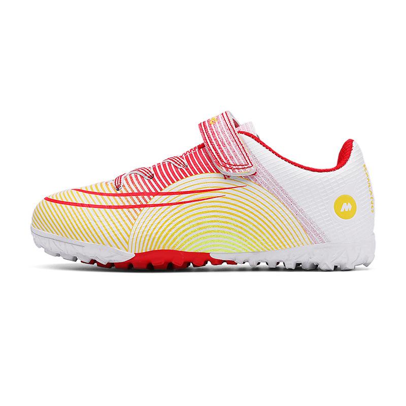 Classmate children's football shoes 2025 autumn and winter new Velcro broken nail sneakers boys and girls students professional training shoes