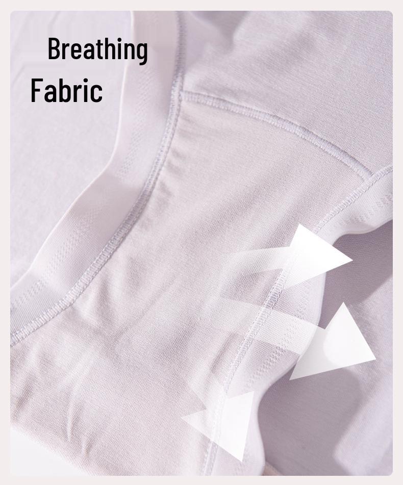 Women's Breathable Mid-Waist Mulberry Silk Triangle Briefs