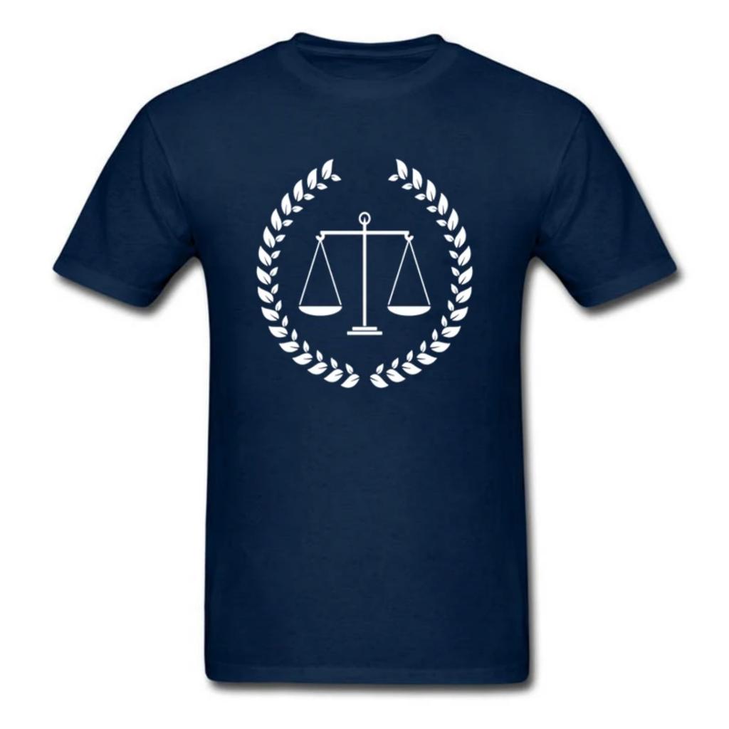 Funny Men T Shirt Women Novelty Tshirt Law Student Lawyer Justice Scale Gift - Men Women Cool T-Shirt