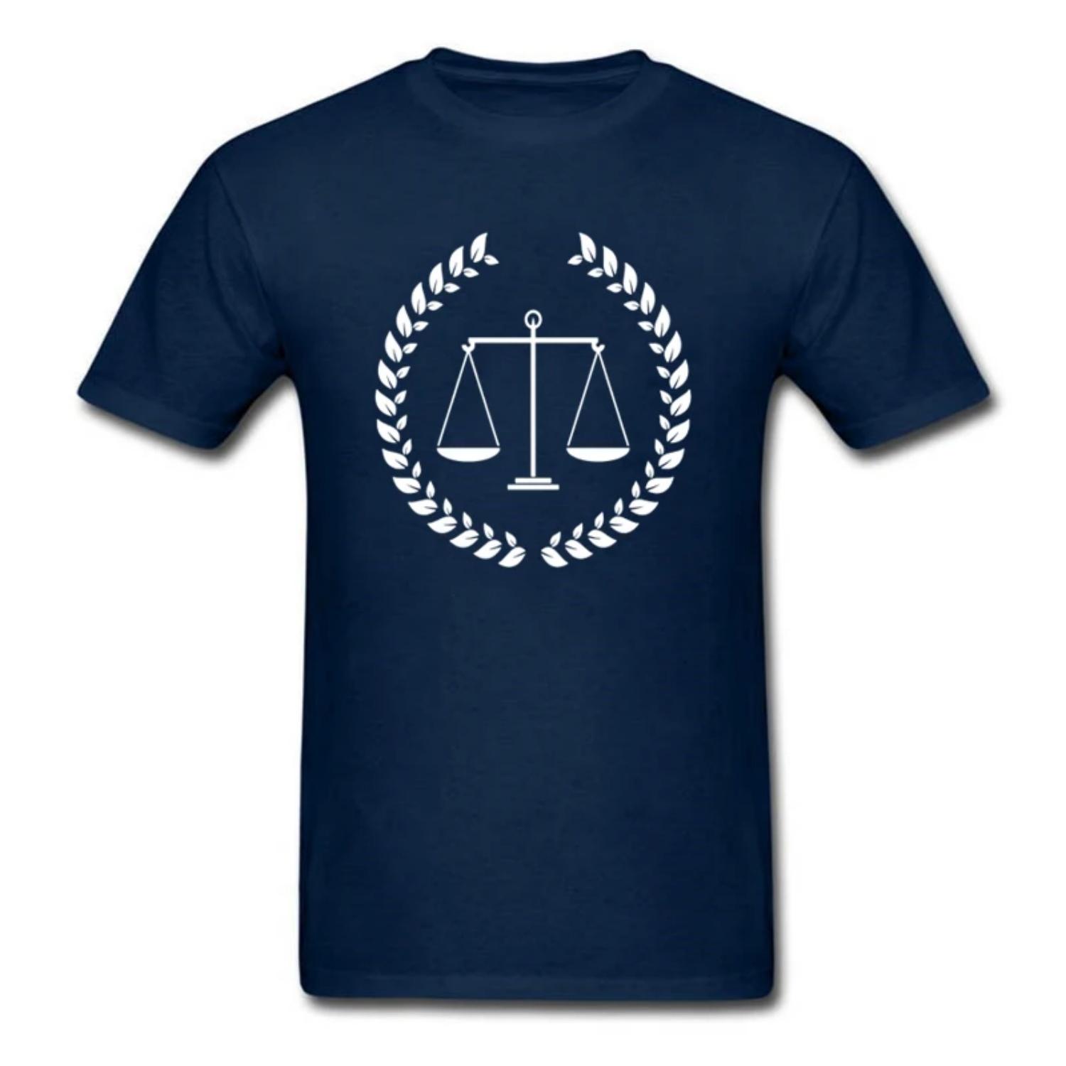 Funny Men t shirt Women novelty tshirt Law Student Lawyer Justice Scale Gift - Men Women cool T-Shirt S