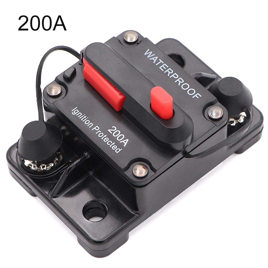 30A 40A 50A 60A 70A 80A 100A 120A 150A 200A 250A 300A AMP jistič Reset pojistky 12-48V DC Auto Loď Auto Vodotěsné