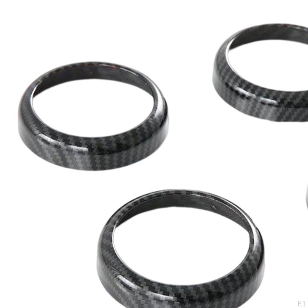 4x Door Speaker Rings Stickers Covers Decal for Atto 3 Yuan Plus Replaces Accessories