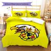 America Football Club Pattern Bedding,Quilt Set Quilt Cover Pillowcase Home Birthday Gift (1 * duvet cover + 2 * pillowcase, without core)