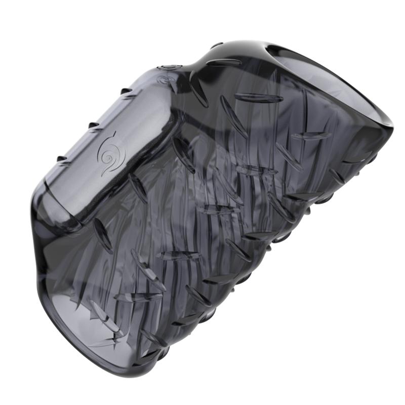 Vibrador de Estimulação do Clitóris Feminino Anel Peniano Brinquedos Sexuais Para Homens Retardar a Ejaculação Anel Peniano Manga Gaiola de Castidade Adulta Sex Shop