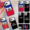 Haiti Haitian Flag Style Phone Case For Apple iPhone 17 Air 16E 15 14 Plus 13 12 11 Pro Max Mini Funda Cover