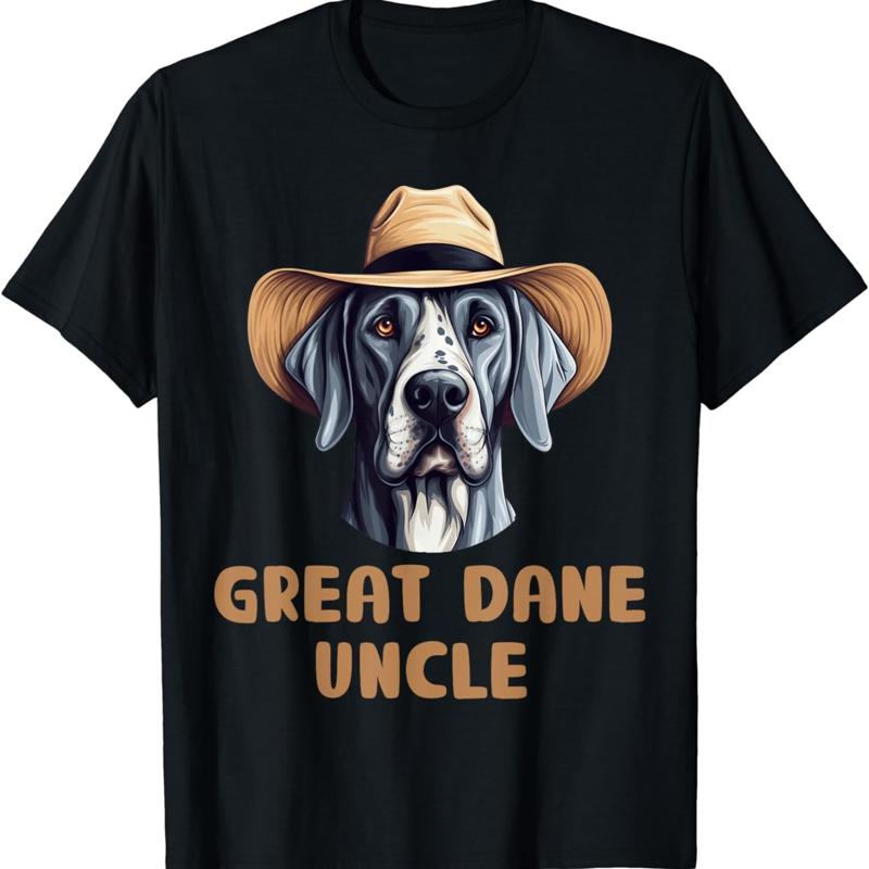 

Cute Great Dane Uncle Dog Lovers Funny Owner T Shirt S разноцветный