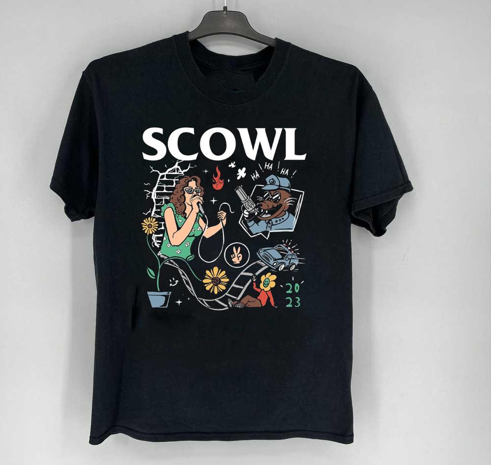 

Scowl Band T-Shirt Unisex Cotton Tee For Men S-4XL CO586 Unisex T-Shirt M