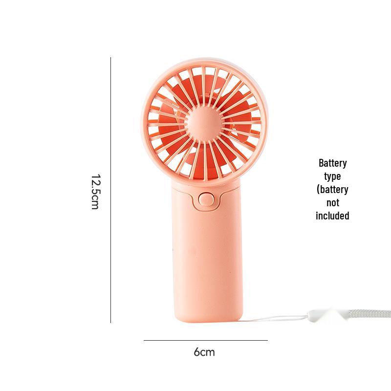 Portable USB Rechargeable Cartoon Mini Fan with Long Battery Life for Summer Cooling