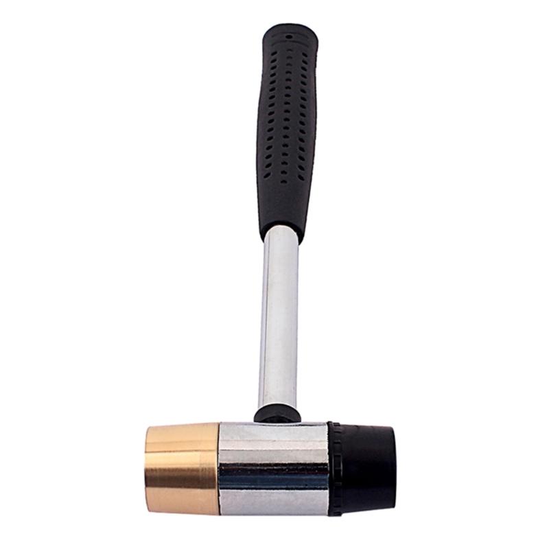 Martillo de Trastes para Guitarra de 26 mm, Herramienta de Luthier de Doble Cabeza para Luthiers de Guitarra, Herramienta para Trastes de Guitarra, Mazo para Trastes, Martillo de Goma para Trastes