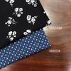 1 meter X 1.45 meter Cartoon print Fabric Viscose Yoryo Crinkled Rayon Dress Shirt Material RetroColorful dots Plain print
