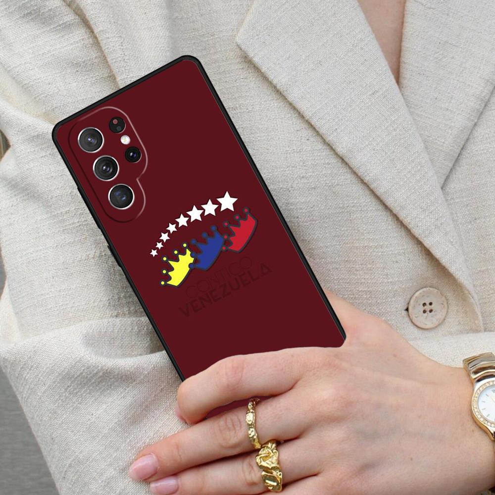 Flag of Venezuela SOFT Cell Phone Case for Samsung Galaxy S26 Ultra S25 S24 S23 S22 S21 S20 Note10 Cover