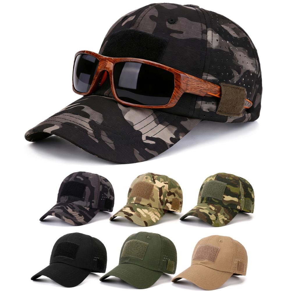 Sunscreen Hat Outdoor Camouflage Baseball Cap Breathable Sun Hats Sports Hunting Hiking Camping Cycling Beach Fishing Hat