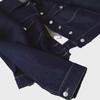 Retro Contrast Color Denim Jacket for Women - Slim, Short, Lightweight Workwear for Spring and Autumn