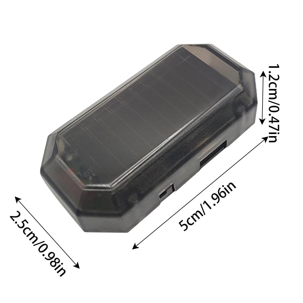 Car Solar Simulation Dummy Alarm, Car Anti-Theft Device, Solar Anti-Theft System for Automobile, Anti-theft