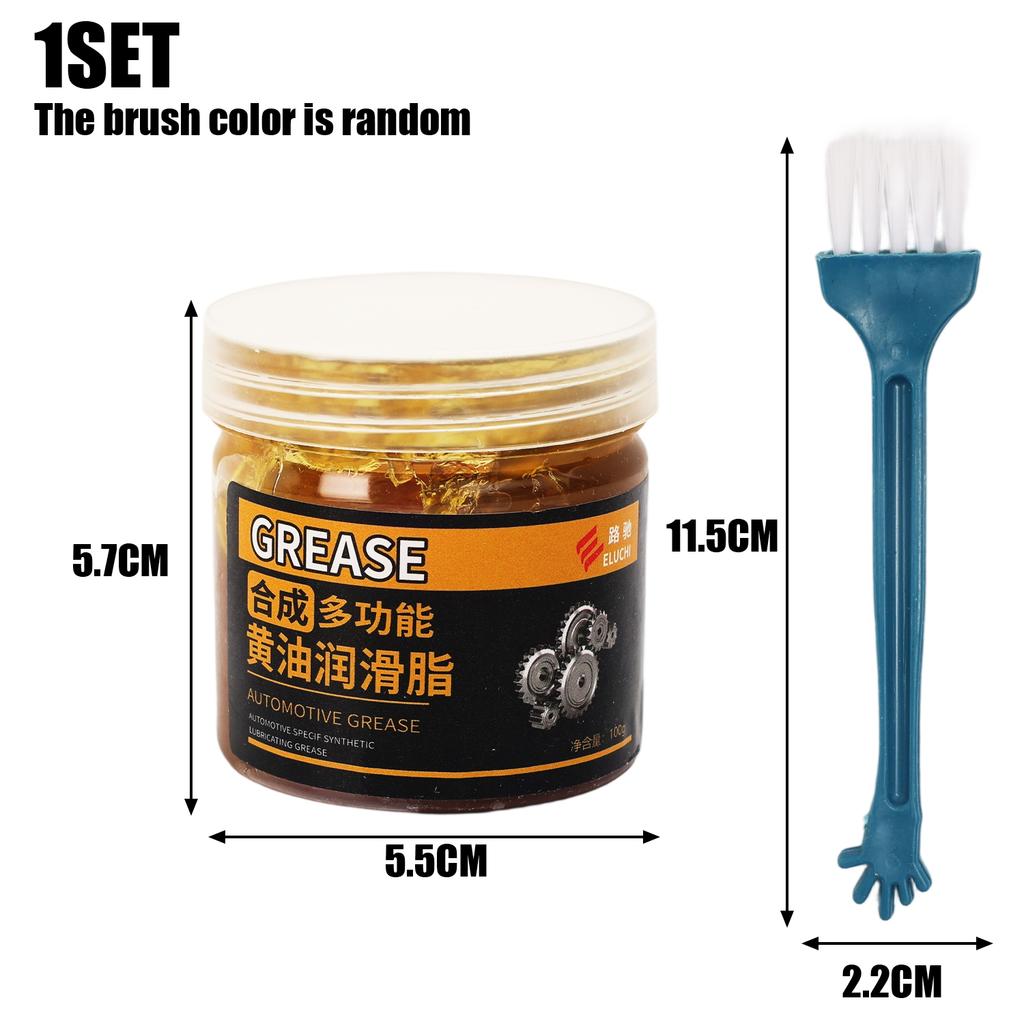 Car Wheel Bearing Grease 100g High Temperature Wear-Resistant Lubricating Greas Marine Wheel Bearing Grease for Mechanical Gears